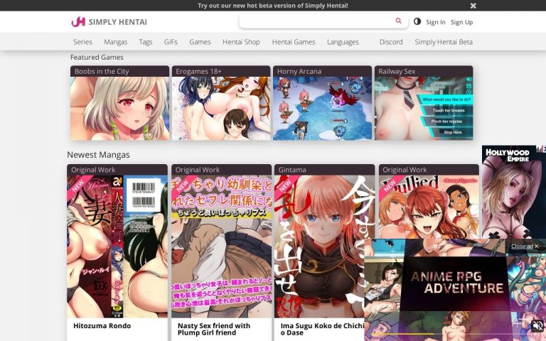 Simply-Hentai - top Hentai Manga Sites List