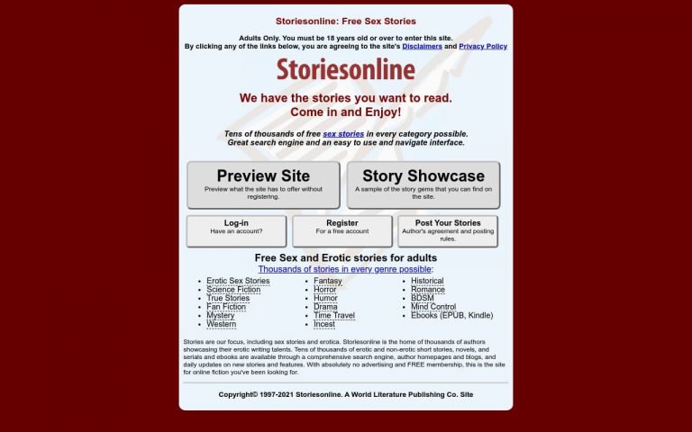 Storiesonline - top Sex Stories Sites List