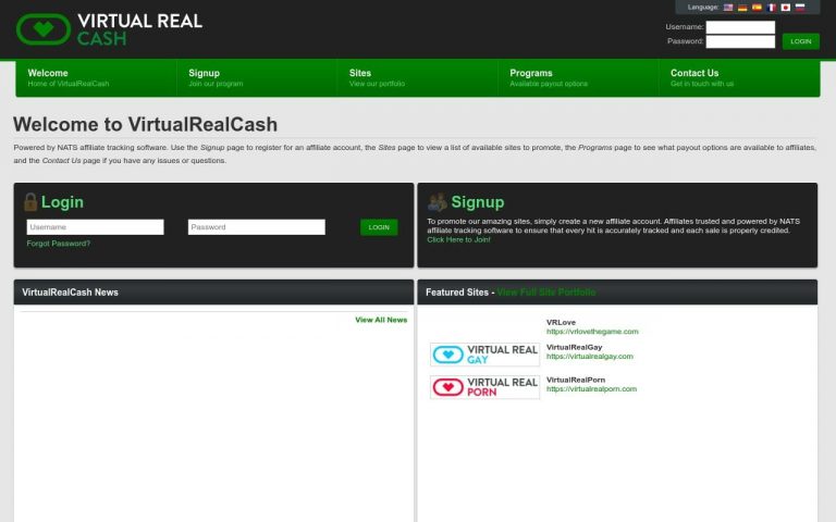 Virtual Real Cash - top Porn Affiliate Network List