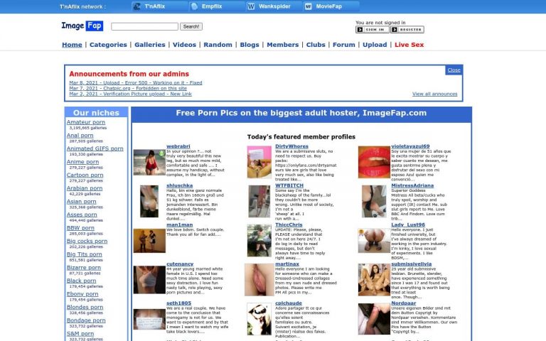 Imagefap - top Deepfake Porn Sites List